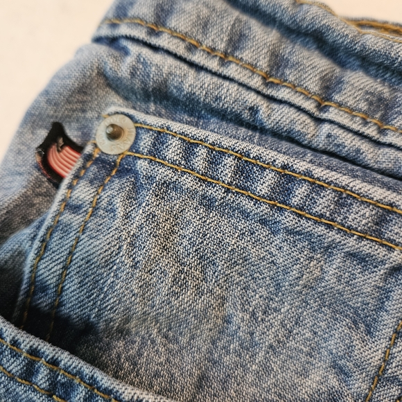 Vintage Ralph Lauren Polo Jean Co 5" Saturday Short Denim Women's Jean Shorts 10 - Picture 9 of 14